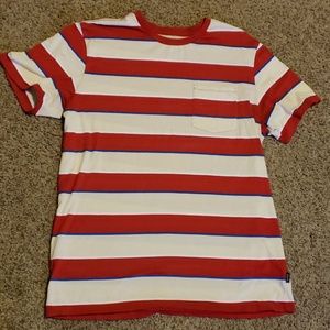 Red and cream Brixton T shirt